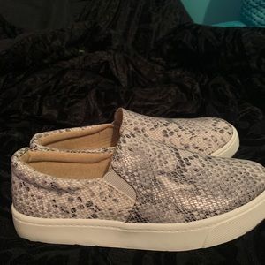 Snake skin soda slip on